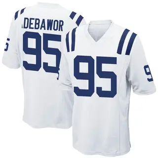 Game Men's Adetomiwa Adebawore Indianapolis Colts Nike Jersey - White