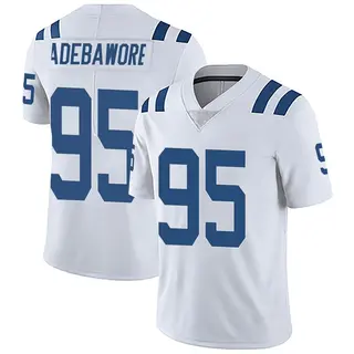 Limited Men's Adetomiwa Adebawore Indianapolis Colts Nike Vapor Untouchable Jersey - White