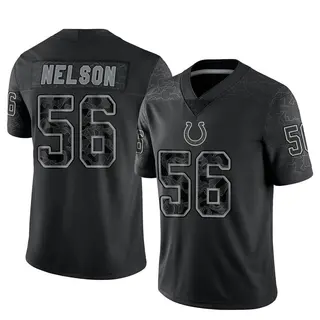 Men's Nike Quenton Nelson Black Indianapolis Colts 2020 Salute To