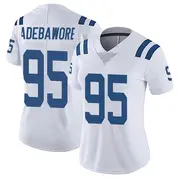 Limited Women's Adetomiwa Adebawore Indianapolis Colts Nike Vapor Untouchable Jersey - White