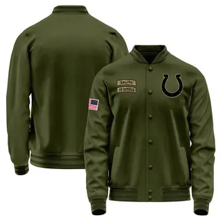 Men's Indianapolis Colts Salute to Service Sideline Performance Jacket - Olive