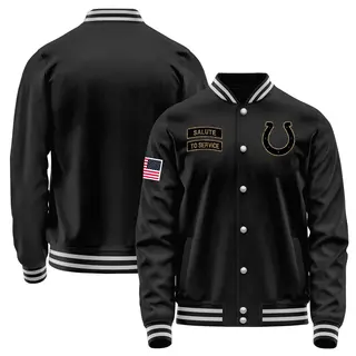 Youth Indianapolis Colts Salute to Service Sideline Performance Jacket - Black